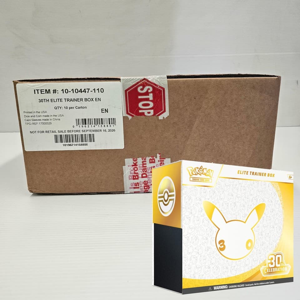 Sealed 30th Anniversary Celebration ETB Case
